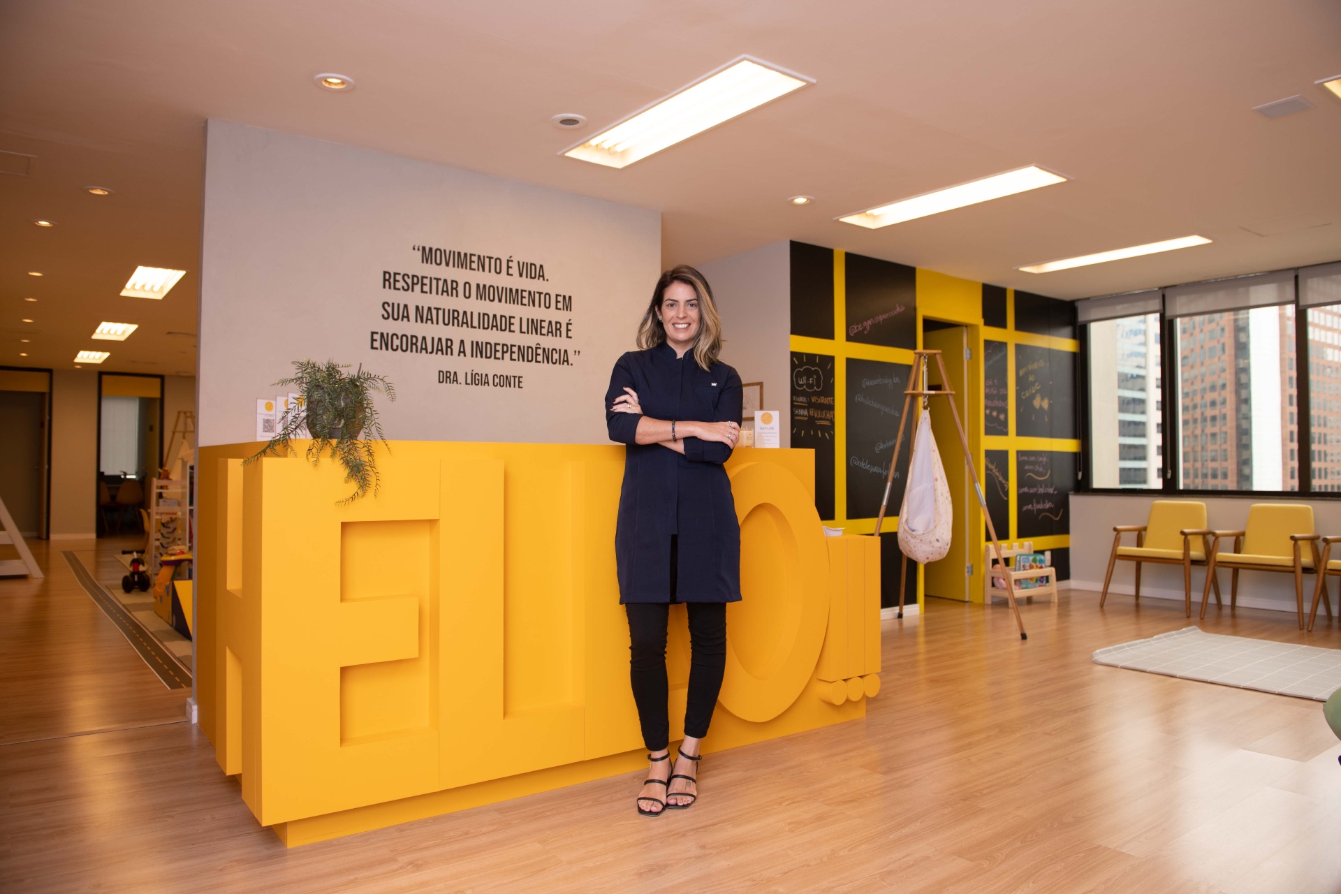 Dra. Lígia Conte no Centro Desenvolve Criança em São Paulo